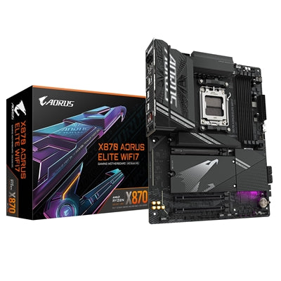 Gigabyte X870 AORUS ELITE WIFI7 AM5 ATX Motherboard DDR5 USB4 Gigabyte X870 AORUS ELITE WIFI7 AM5 ATX Motherboard DDR5 USB4